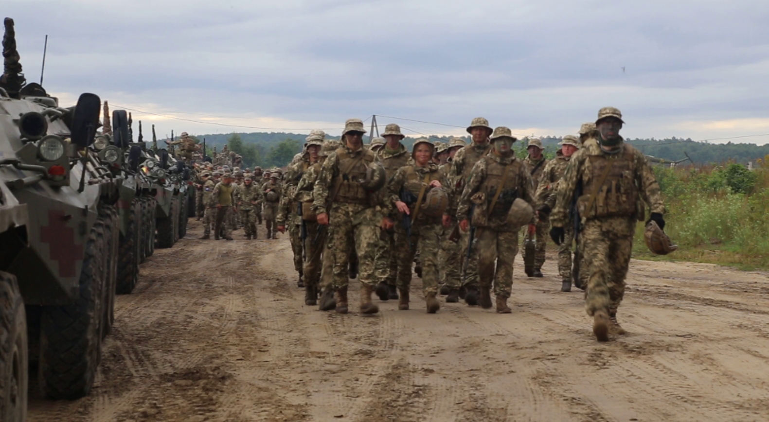 Перша черга армійських корпусів прийняла свої смуги відповідальності